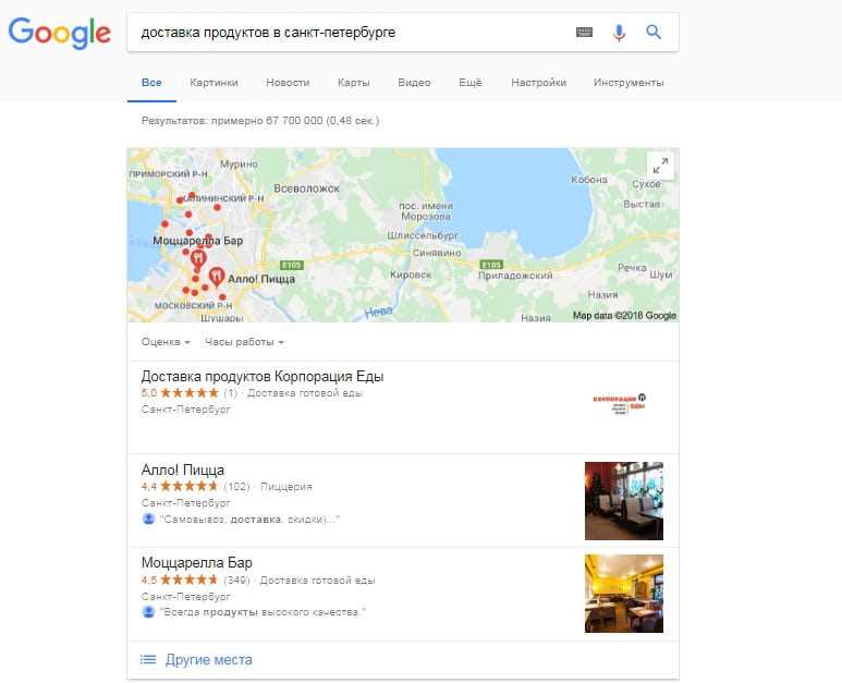 Во-первых преимущества Google Maps для вашего бизнеса
