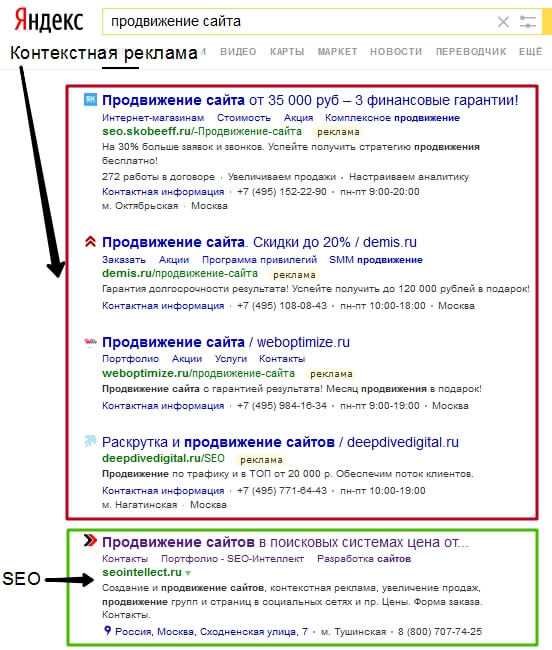 Разработка поддержка и продвижение сайтов по всей РФ